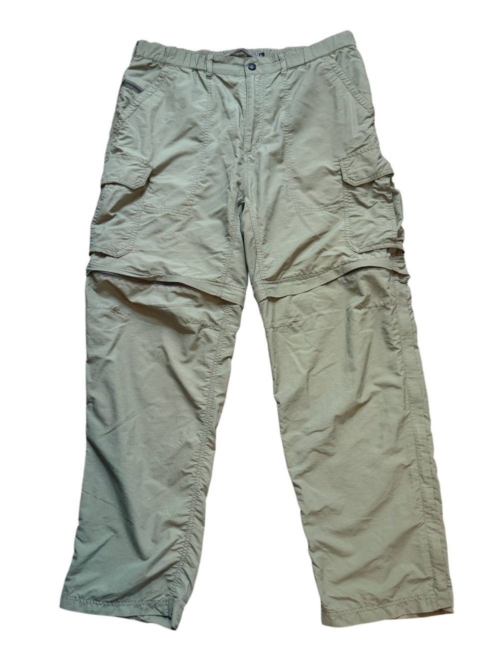 REI Green Convertible Sahara Cargo Hiking Pants UPF 50 Size L Gorpcore Outdoorsy